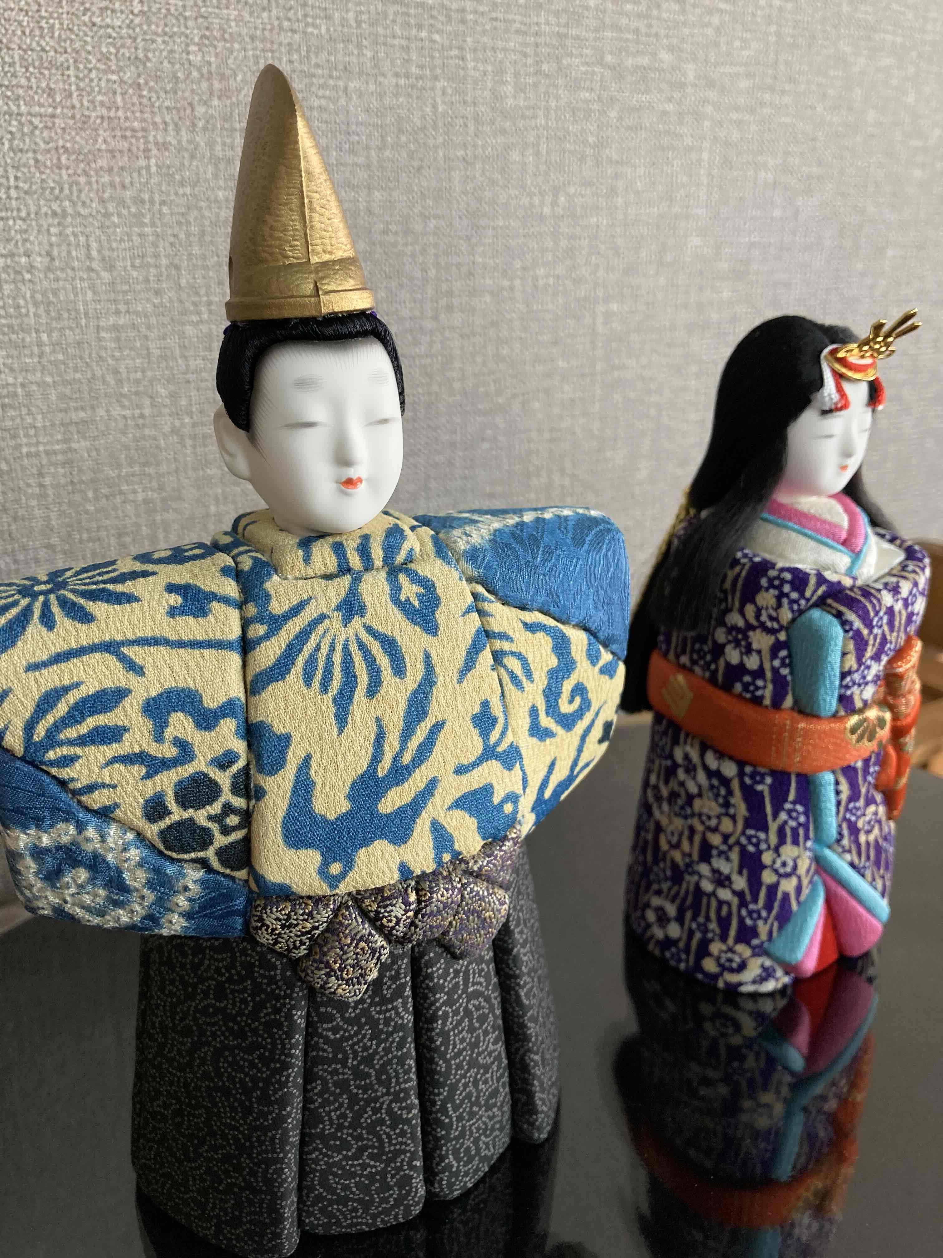 ★最終価格★【新品未使用】京都くろちく　お雛様(立雛) original