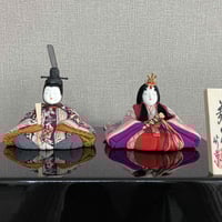 江戸ちりめん 木目込み人形「花香立雛」 | kurashi_hitotsuki's STORE