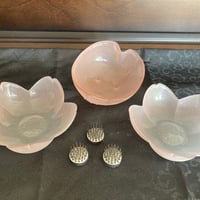 【店頭展示セール品】ガラス花器3点セット