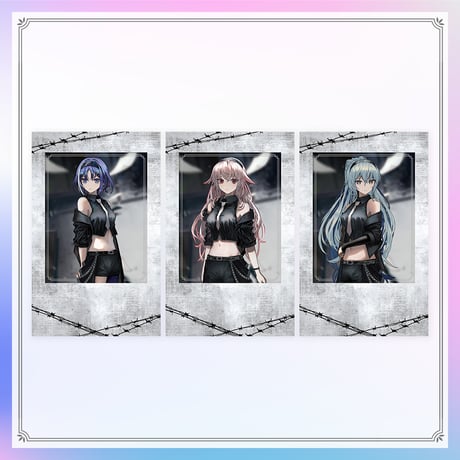 【シャッフルオリソングッズ】ランダムチェキ風カード