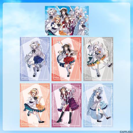【ぶいぱい2期生1周年グッズ】オーロラアクリルスタンド