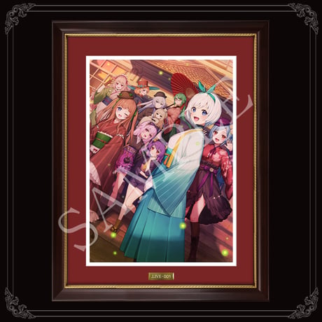 【先着100名様限定】.LIVE大正ロマン風キャラファイングラフ　シリアルナンバー入り