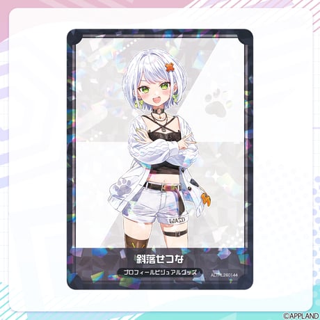 【プロフィールビジュアルグッズ】ランダムコレクションカード（3枚入り）
