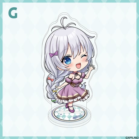 【電脳少女シロ ×DiCE&AIMコラボグッズ】ミニキャラアクリルスタンド