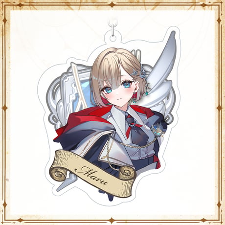【APP LAND 魔法学生風グッズ】アクリルキーホルダー 紅蓮罰まる