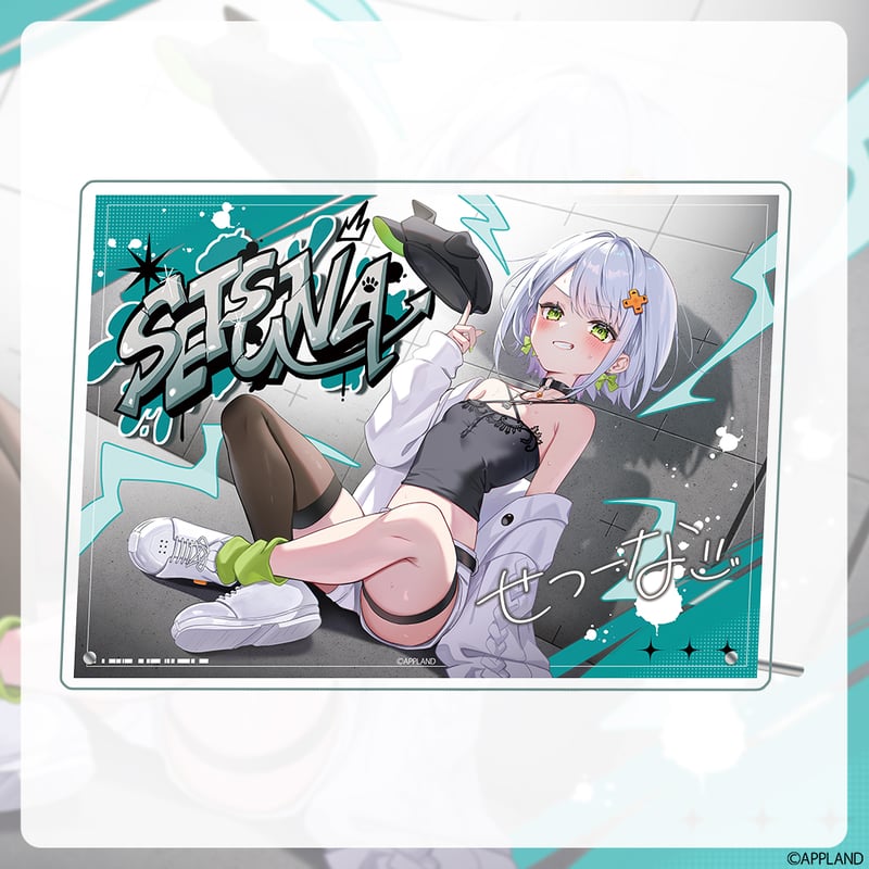 斜落せつな誕生日記念グッズ2026】B5アクリルパネル+モチーフアクリル