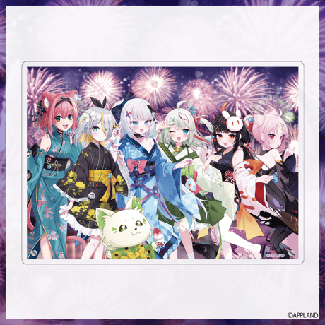 【ぶいぱい浴衣グッズ2025】B5アクリルパネル
