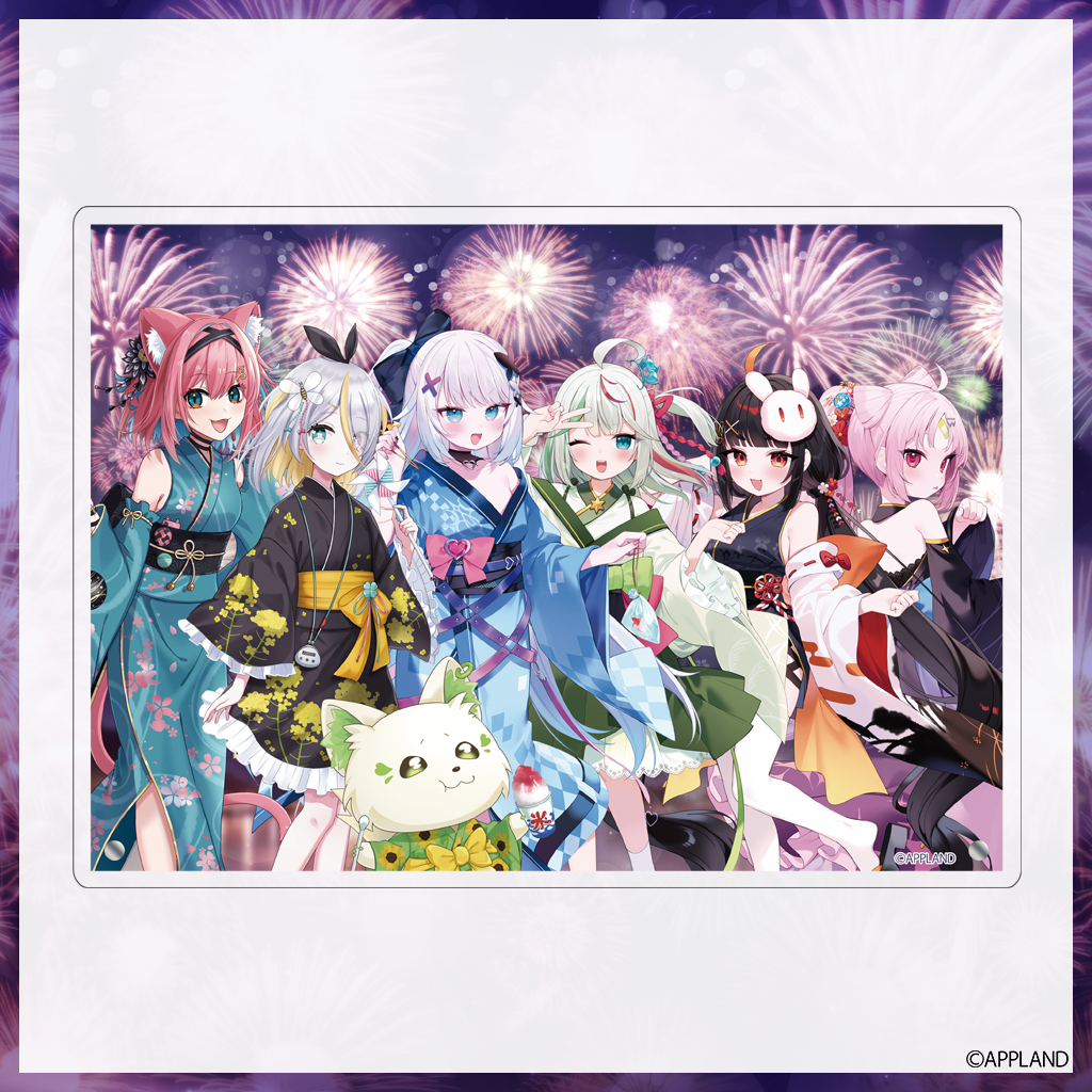 ぶいぱい浴衣グッズ2025】B5アクリルパネル | APPLAND OFFICIAL SHOP