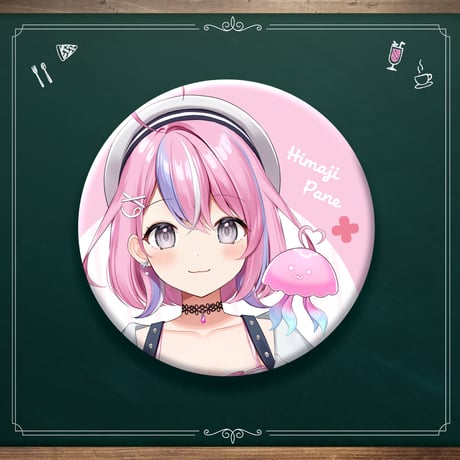 缶バッジ（秘間慈ぱね）【ぶいぱい初グッズ】