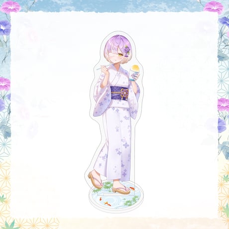 【ぶいぱい浴衣グッズ2024】アクリルスタンド 甘噛あめ