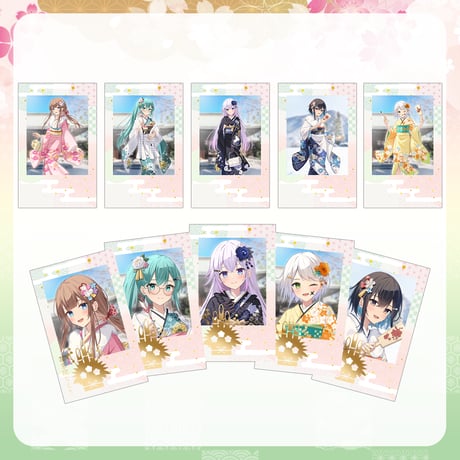 【APPLAND晴れ着グッズ2025】ランダムチェキ風カード