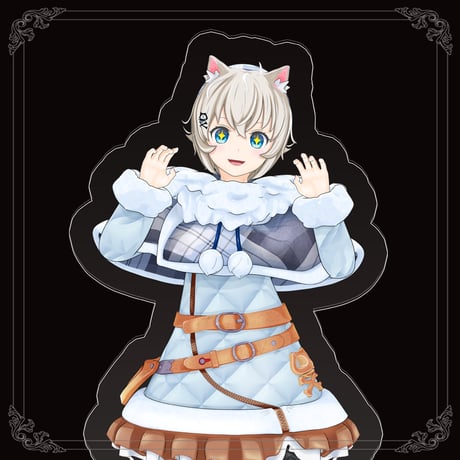【シロの日記念グッズ2024】アクリルスタンド シロ猫