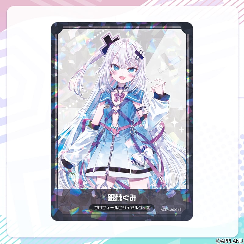 女の子のカード プロフィールビジュアルグッズ】ランダムコレクションカード（3枚入り