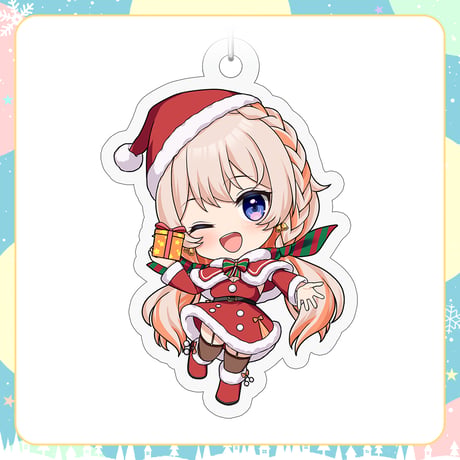 【.LIVEクリスマスイベントグッズ】七星みりり クリスマスアクリルキーホルダー
