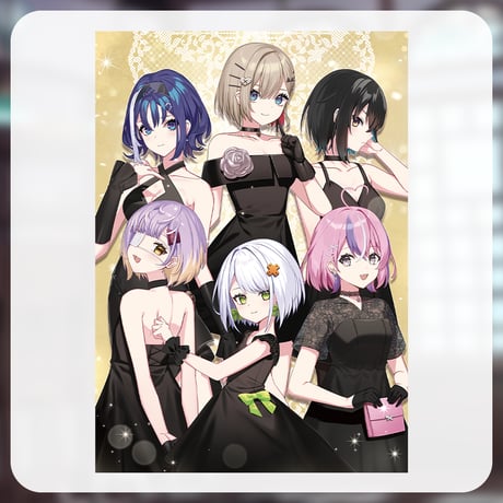 【ぶいぱい1期生1周年記念グッズ】タペストリー