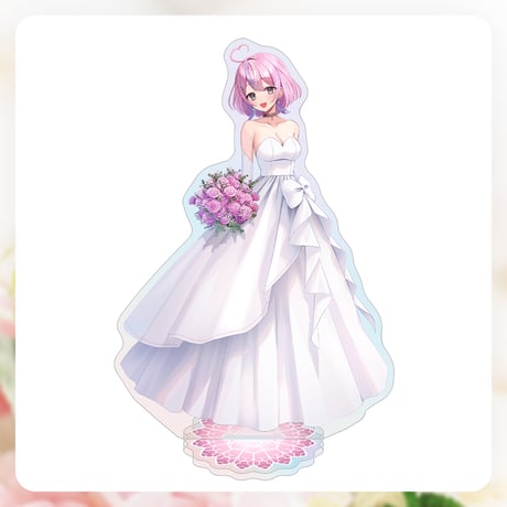【ぶいぱいジューンブライド2024】秘間慈ぱね オーロラアクリルスタンド