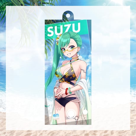【どっとライブ水着グッズ 2024】神楽すず アクリルキーホルダー