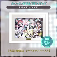 ぶいぱい2期生ハーフアニバーサリーグッズ　キャラファイングラフ　50個限定 ぶいぱい2期生ハーフアニバーサリーグッズ】キャラファイングラフ