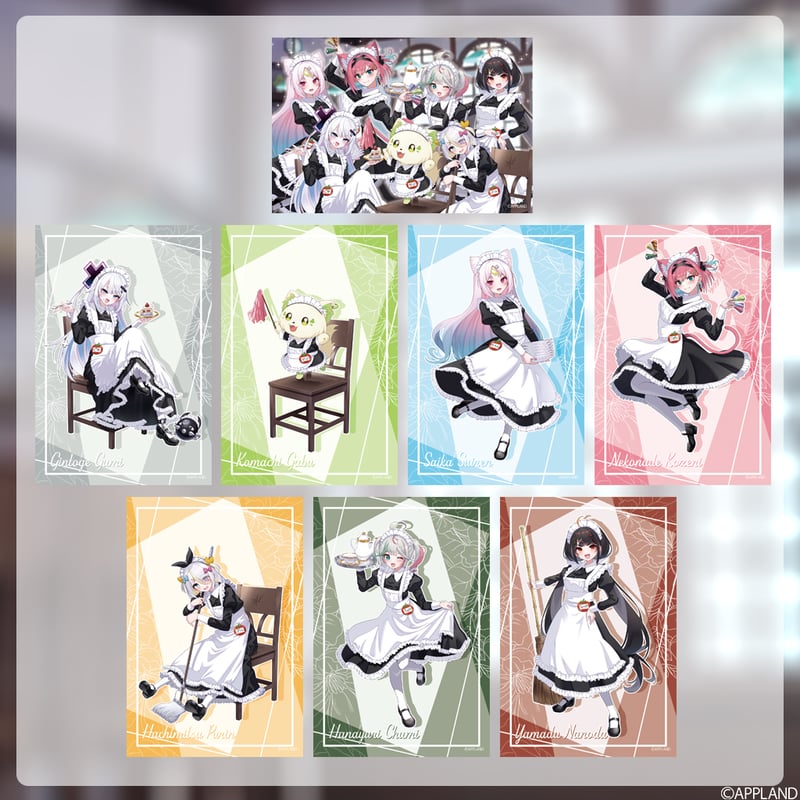 ぶいぱい3期生1周年グッズ】A3キャラファイングラフ | APPLAND