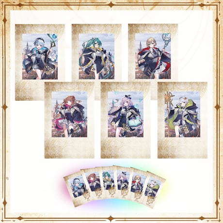 【APP LAND 魔法学生風グッズ】ランダムチェキ風カード
