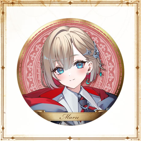 【APP LAND 魔法学生風グッズ】缶バッジ 紅蓮罰まる