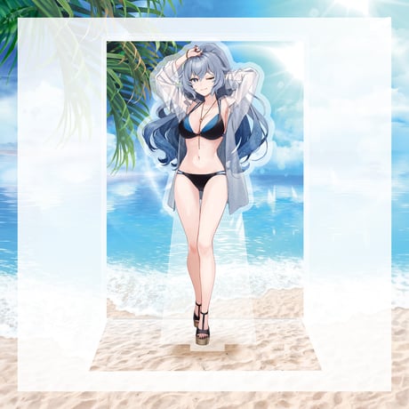 【どっとライブ水着グッズ 2024】リクム アクリルジオラマスタンド