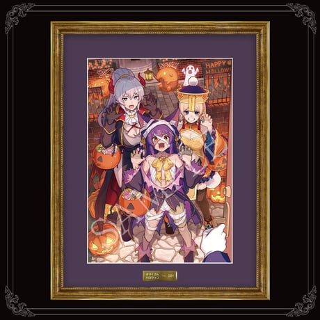 【先着50名様限定】みりくるんハロウィンキャラファイングラフB　シリアルナンバー入り