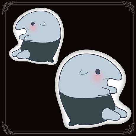 【みりくるん’s CIRCUS グッズ】ばっくんダイカットクッション