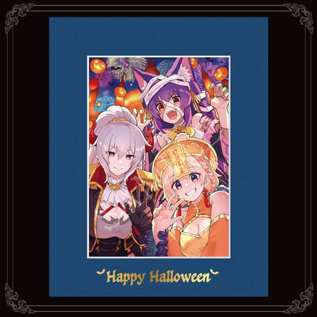 みりくるんハロウィンキャラファインマットA