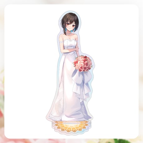 【ぶいぱいジューンブライド2024】鬼頭みさき オーロラアクリルスタンド