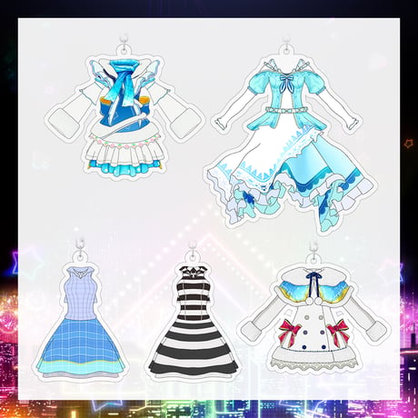 【電脳少女シロ生誕祭7グッズ】電脳少女シロランダム衣装アクキー Vol.1