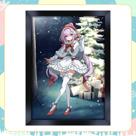 【.LIVEクリスマスイベントグッズ】カルロ・ピノ .LIVEクリスマスパブミラー