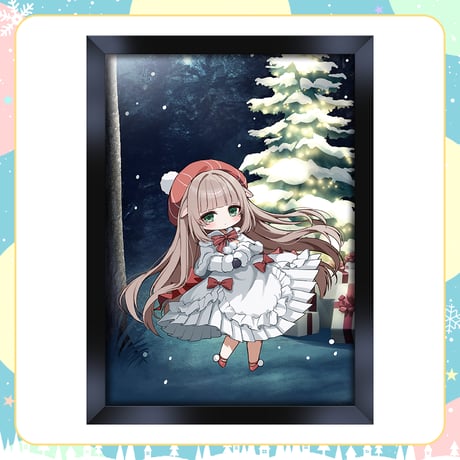 【.LIVEクリスマスイベントグッズ】メリーミルク .LIVEクリスマスパブミラー