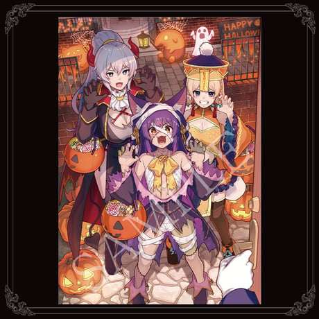 【先着50名様限定】みりくるんハロウィンキャラファイングラフB　シリアルナンバー入り