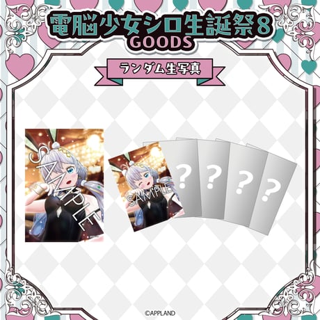 【電脳少女シロ生誕祭8グッズ】ランダム生写真
