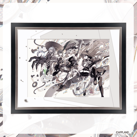 【どっとライブ1期生7周年記念グッズ】キャラファイングラフ