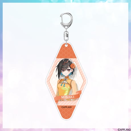 【ぶいぱい1期生2周年グッズ】モーテル風アクリルキーホルダー