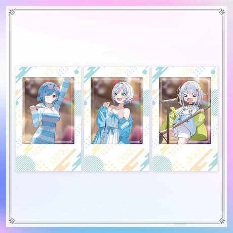 【シャッフルオリソングッズ】ランダムチェキ風カード