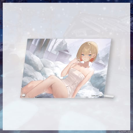 【APPLAND 温泉グッズ】B5アクリルパネル