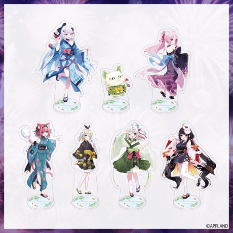 【ぶいぱい浴衣グッズ2025】アクリルスタンド