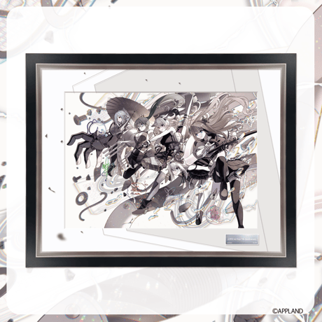 【どっとライブ1期生7周年記念グッズ】キャラファイングラフ