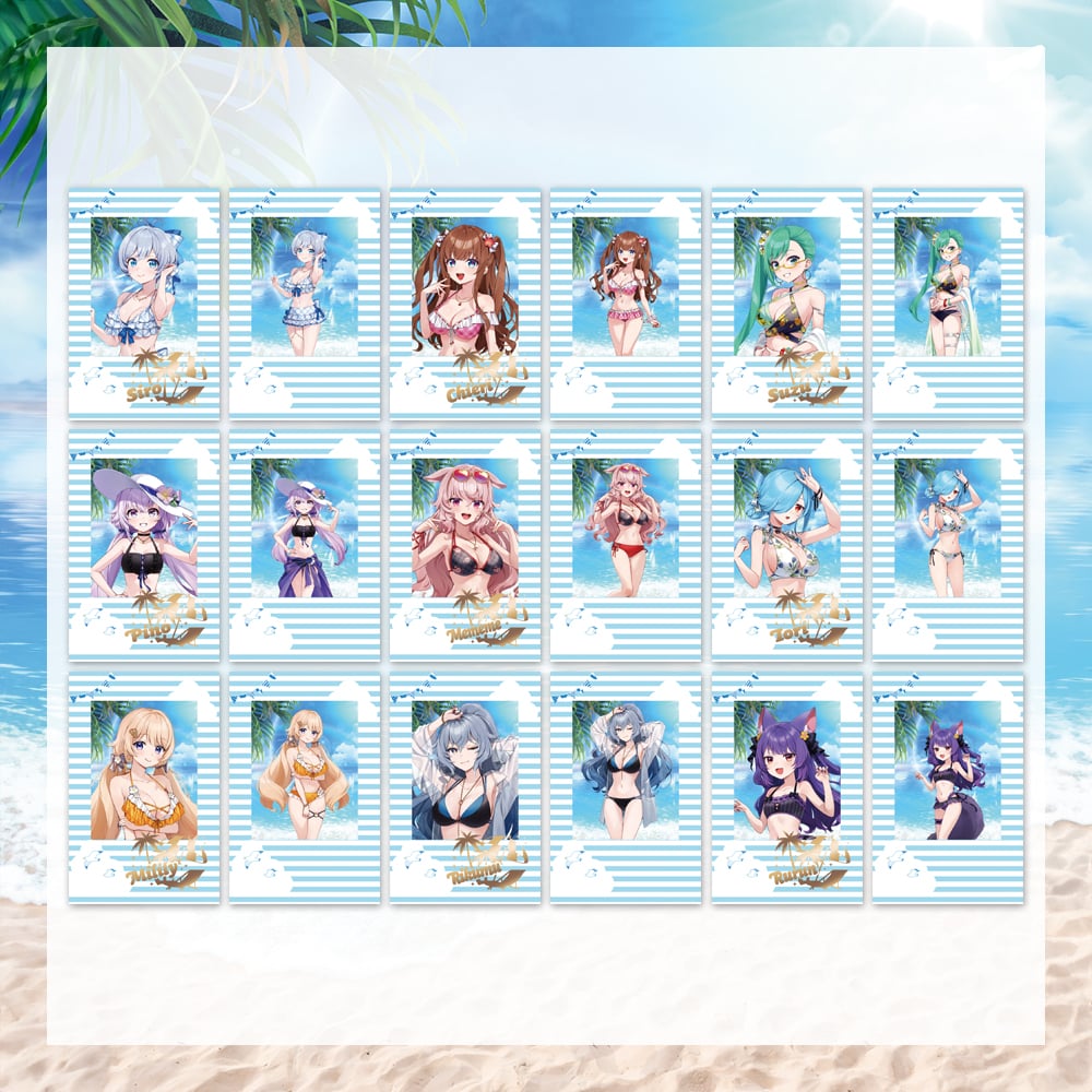 どっとライブ水着グッズ 2024】ランダムチェキ風カード