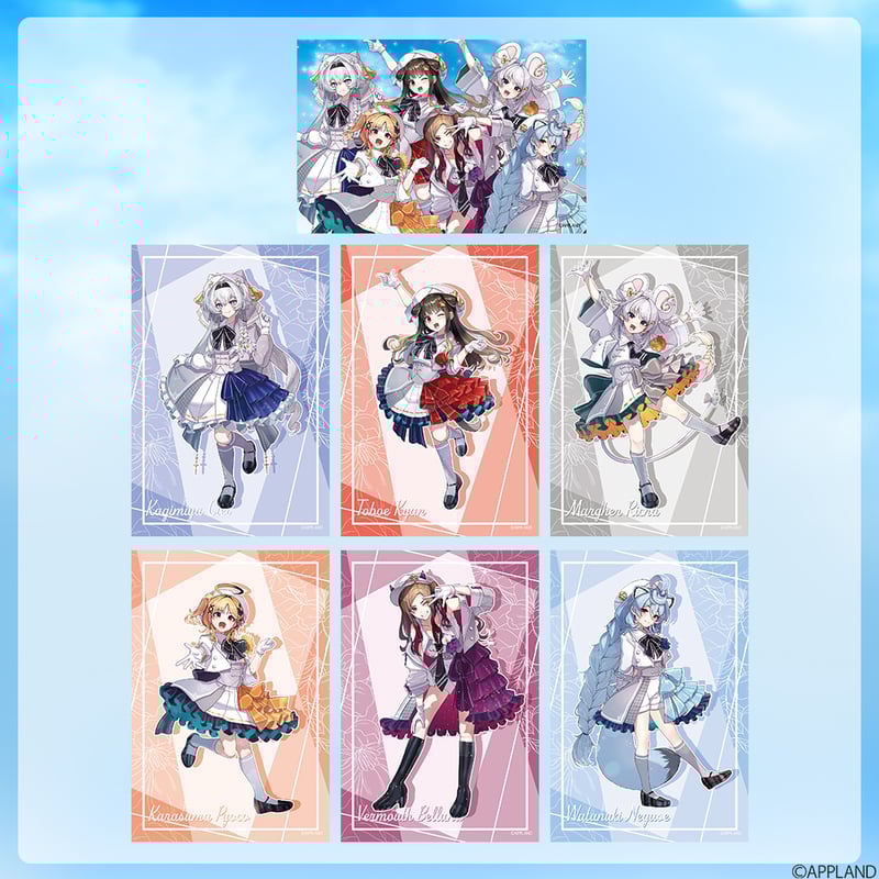 ぶいぱい2期生1周年グッズ】アクリルパネル | APPLAND OFFICIAL SHOP