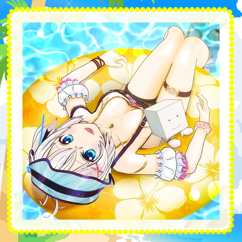 電脳少女シロ新水着グッズセット（マウスパッド、タンブラー、ハンド