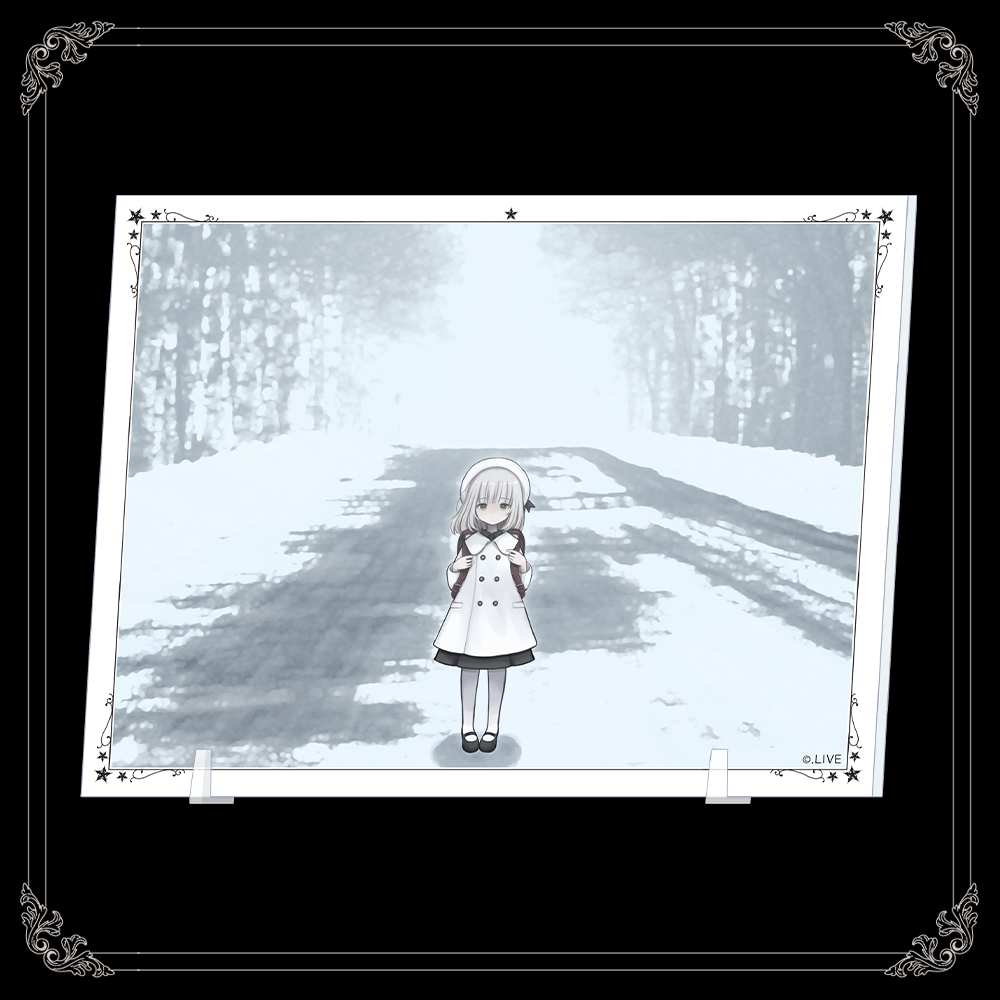 クリスタルマーメイド真実が見える池ライトスタンド付き美品