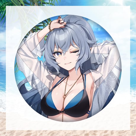 【どっとライブ水着グッズ 2024】リクム 缶バッジ