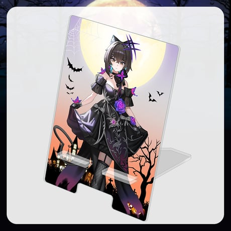 【APP LAND ハロウィングッズ2024】アクリルスマホスタンド 鬼頭みさき