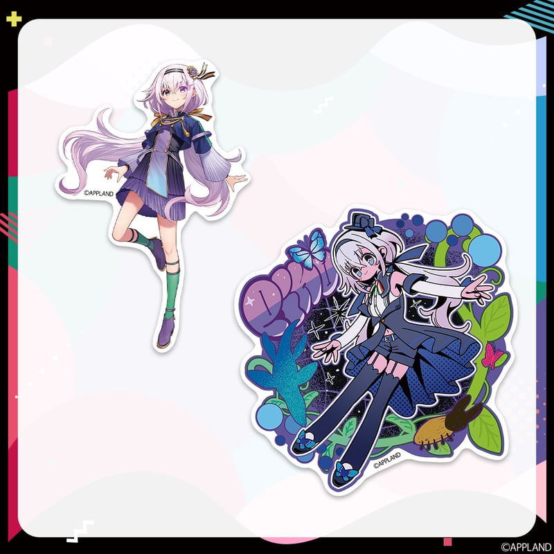 どっとライブ1期生8周年記念グッズ】ステッカー2種セット | APPLAND