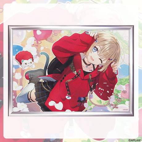 【紅蓮罰まる誕生日記念グッズ2026】メタルグラフ+モチーフアクリルキーホルダー
