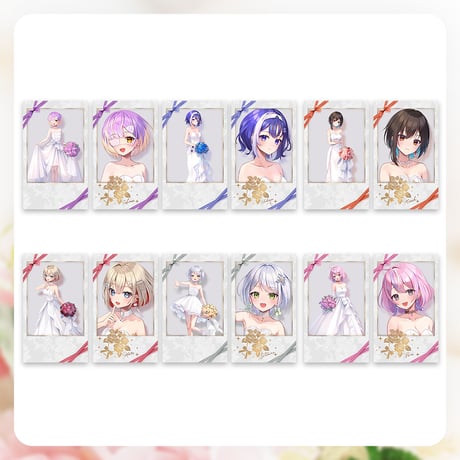 【ぶいぱいジューンブライド2024】ランダムチェキ風カード